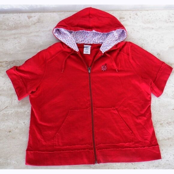 Disney Mickey Mouse red S/S hoodie - Picture 2 of 2